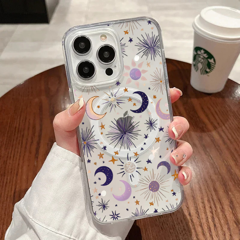 Phone Case Clear - Funda romántica para teléfono con diseño