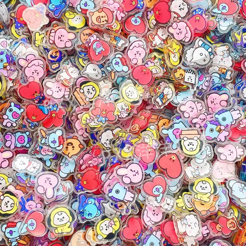 Phone Accessories Diy - 60 Piezas de Láminas Acrílicas Kawaii