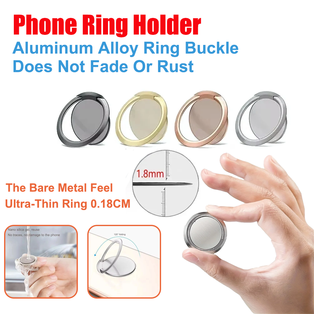 Phone Accessories Ring - Soporte de anillo de metal ultrafino
