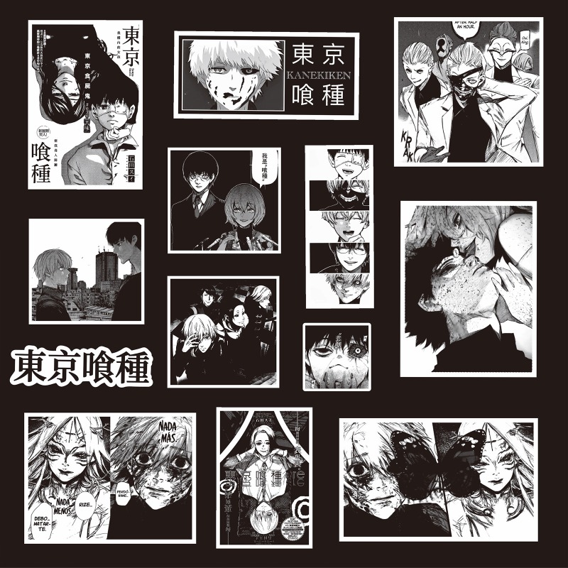 70 pegatinas de anime Tokyo Gh - Phone Accessories Tokyo reseña y precio
