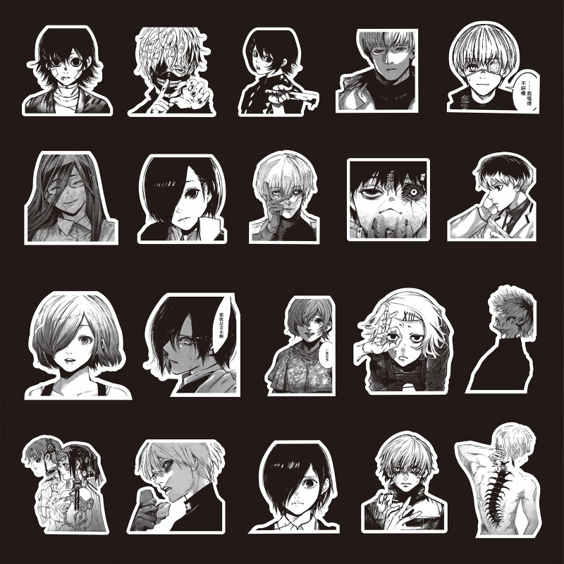 70 pegatinas de anime Tokyo Gh - Phone Accessories Tokyo reseña y precio