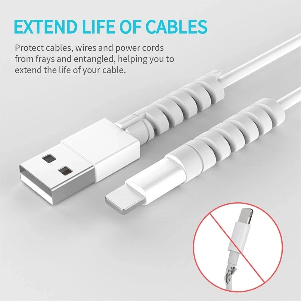 Protector de cables de silicon - Phone Accessories Charger reseña y precio