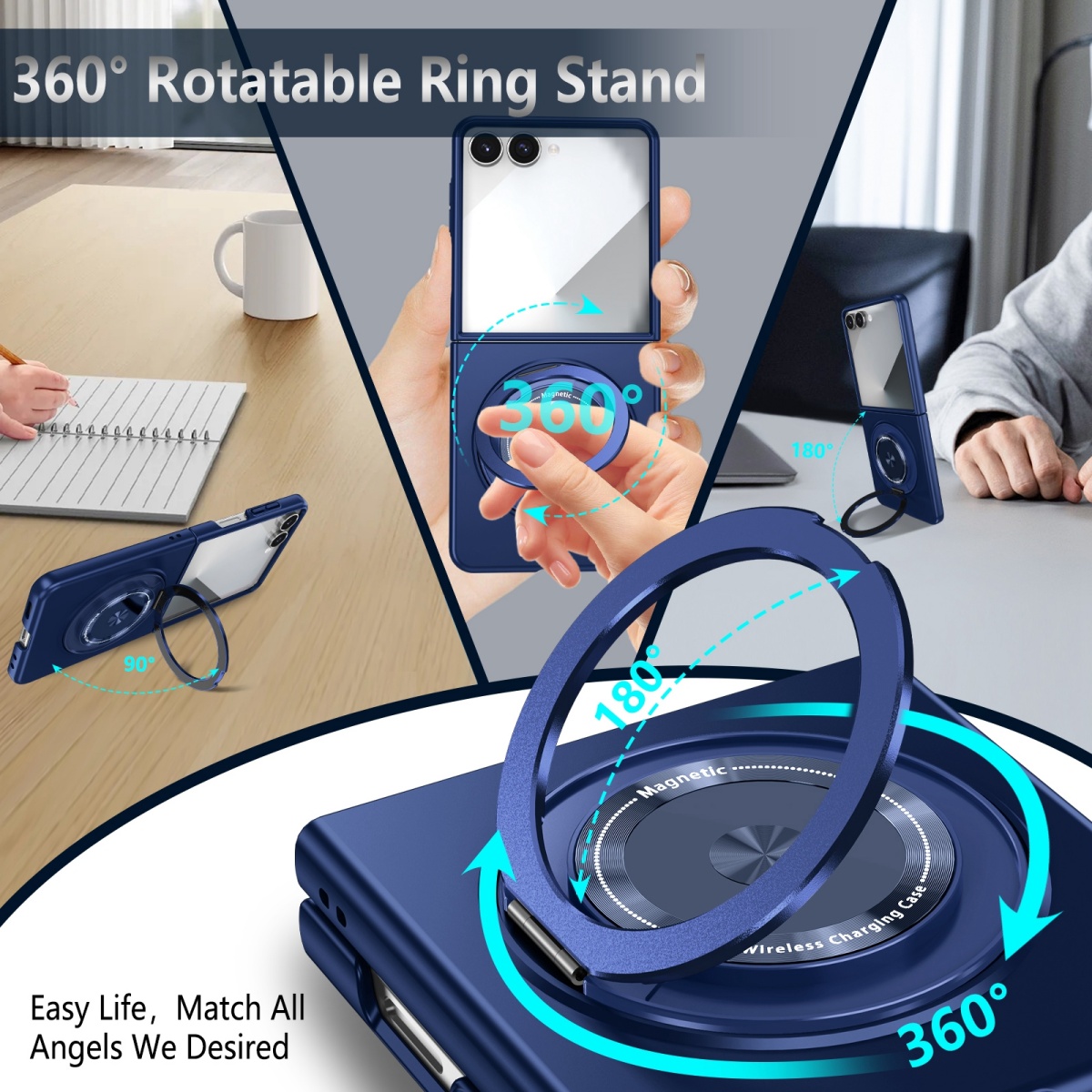 Funda magnética de metal con a - Phone Accessories Ring reseña y precio