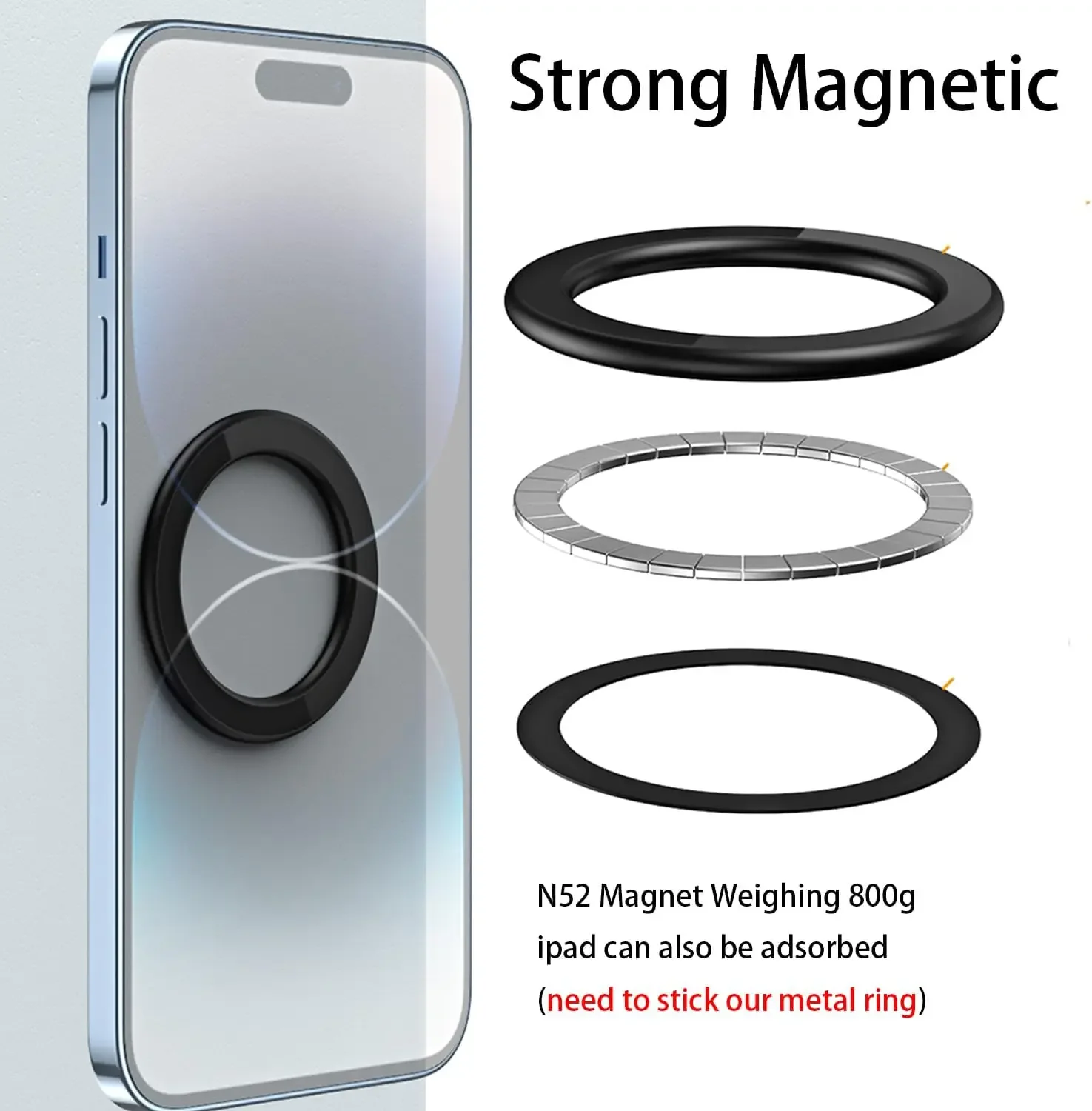 Soporte Magnético Adhesivo par - Phone Accessories Ring reseña y precio