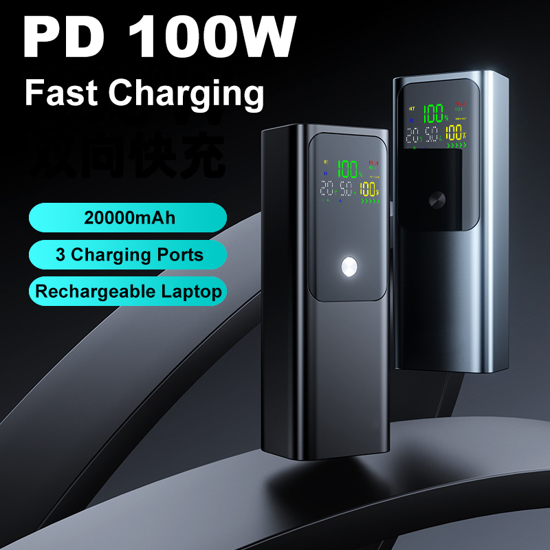 Cargador Portátil de 100W con  - Portable Charger 20000Mah reseña y precio