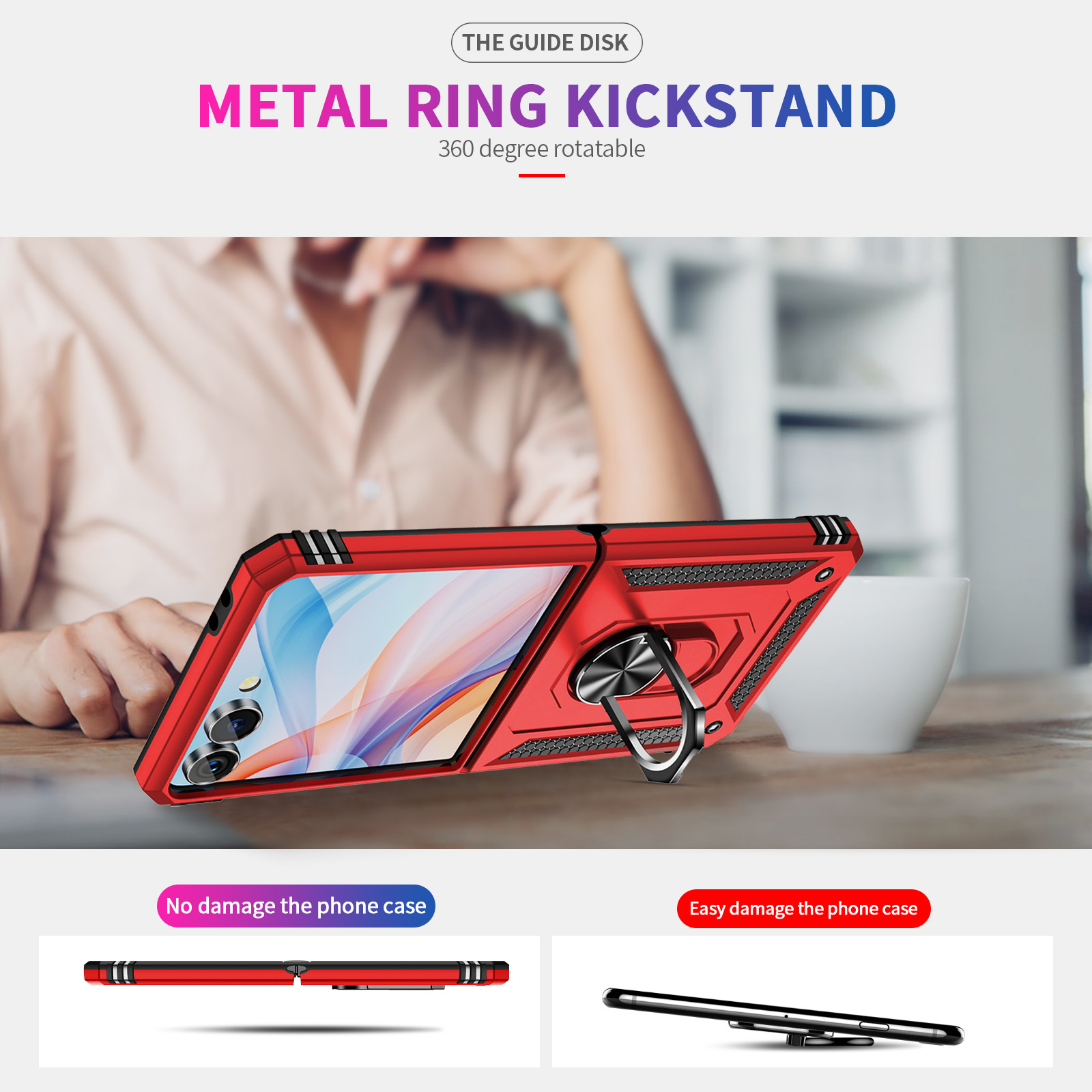 Funda de teléfono a prueba de  - Phone Accessories Ring reseña y precio