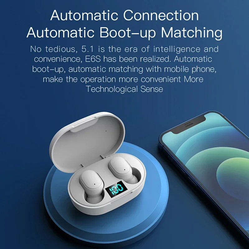 Auriculares Bluetooth TWS E6S  - Bluetooth Earphone Tws reseña y precio