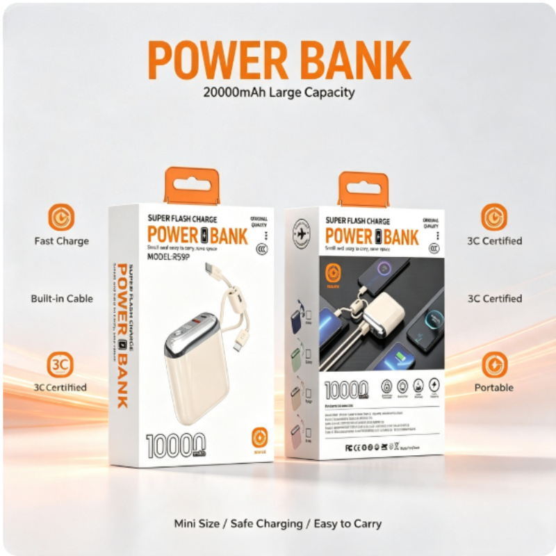 Mini PowerBank de 66W CCC 2000 - Portable Charger 20000Mah reseña y precio