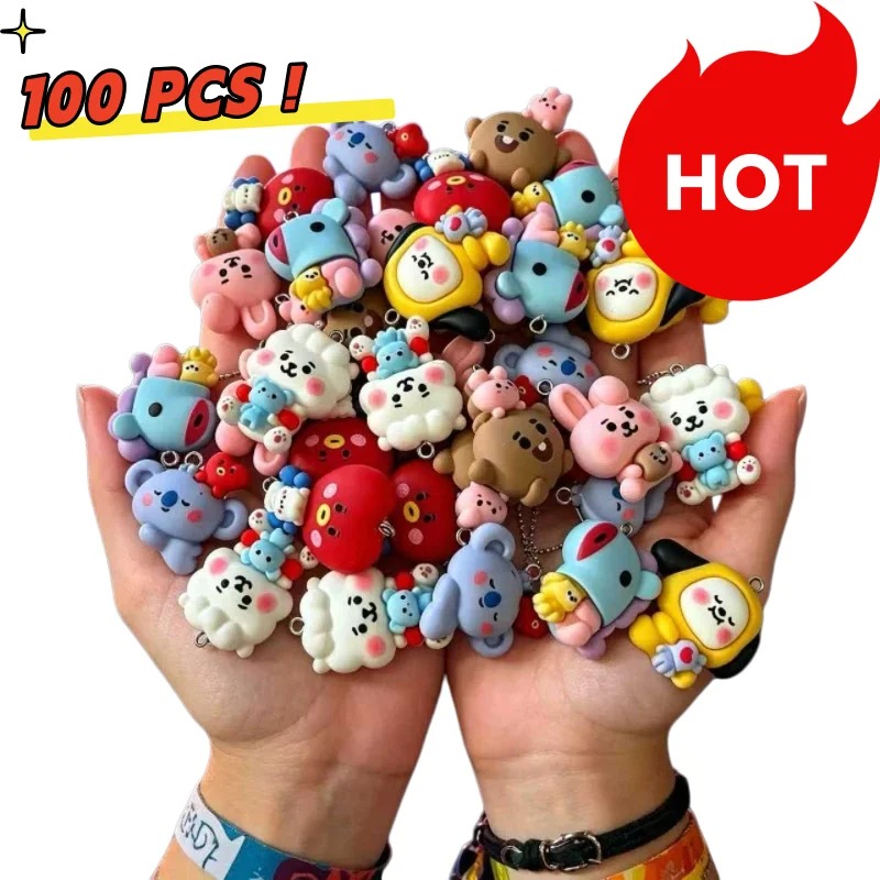 7 piezas de dijes de resina BT - Phone Accessories Diy reseña y precio