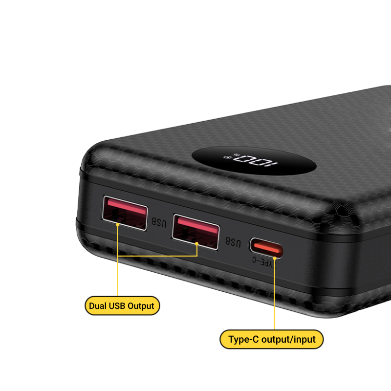 Batería Externa de 10W con Cap - Portable Charger 20000Mah reseña y precio
