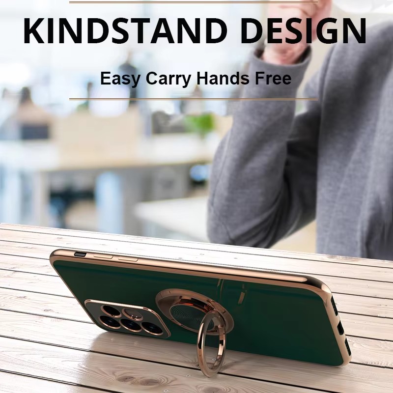 Chapado de lujo Magnético 360  - Phone Accessories Ring reseña y precio